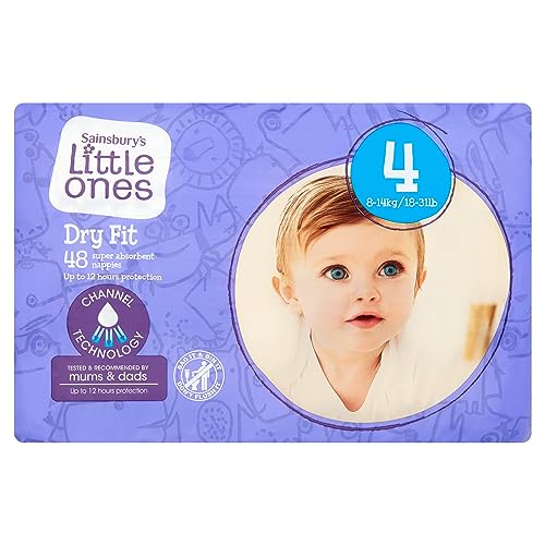 Little Ones Size 4 Nappies Dry Fit 48 Pack