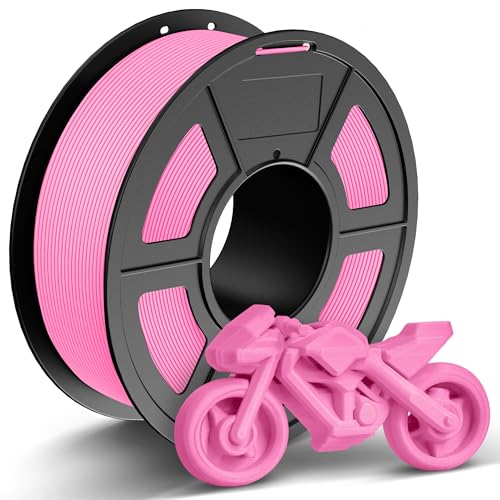 Image of TECBEARS Pink PETG Filament for 30mm /s - 600mm /s High Speed Printing | 1kg Spool, 1.75mm Filament accuracy + /- 0.02 mm, Neatly Wound Filament, Fit Most FDM Printers and Bambu Labs Printer