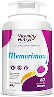 Memorimax Suplemento Alimentar com Vitaminas e Minerais 60 cápsulas 500mg (1)