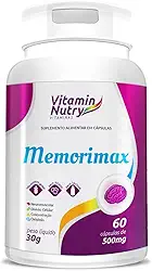 Memorimax Suplemento Alimentar com Vitaminas e Minerais 60 cápsulas 500mg (1)