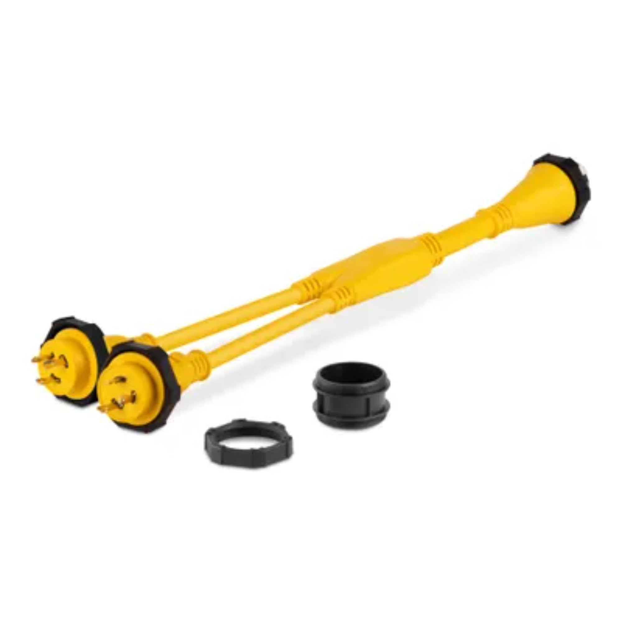 Sierra, AC12450 50A 125/250V (SS2-50R) Female to (2) 30A 125V (L5-30P) Male Shore Power Reverse Y Adapter,