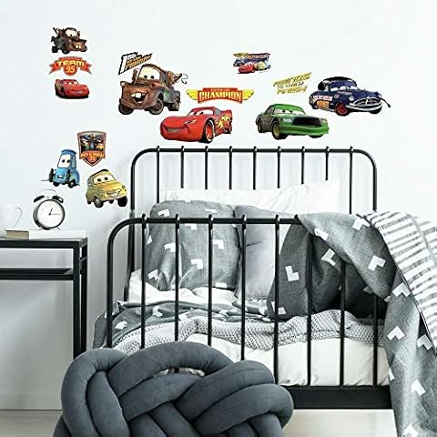 RoomMates Pegatinas de Pared Cars Copa Piston Cover