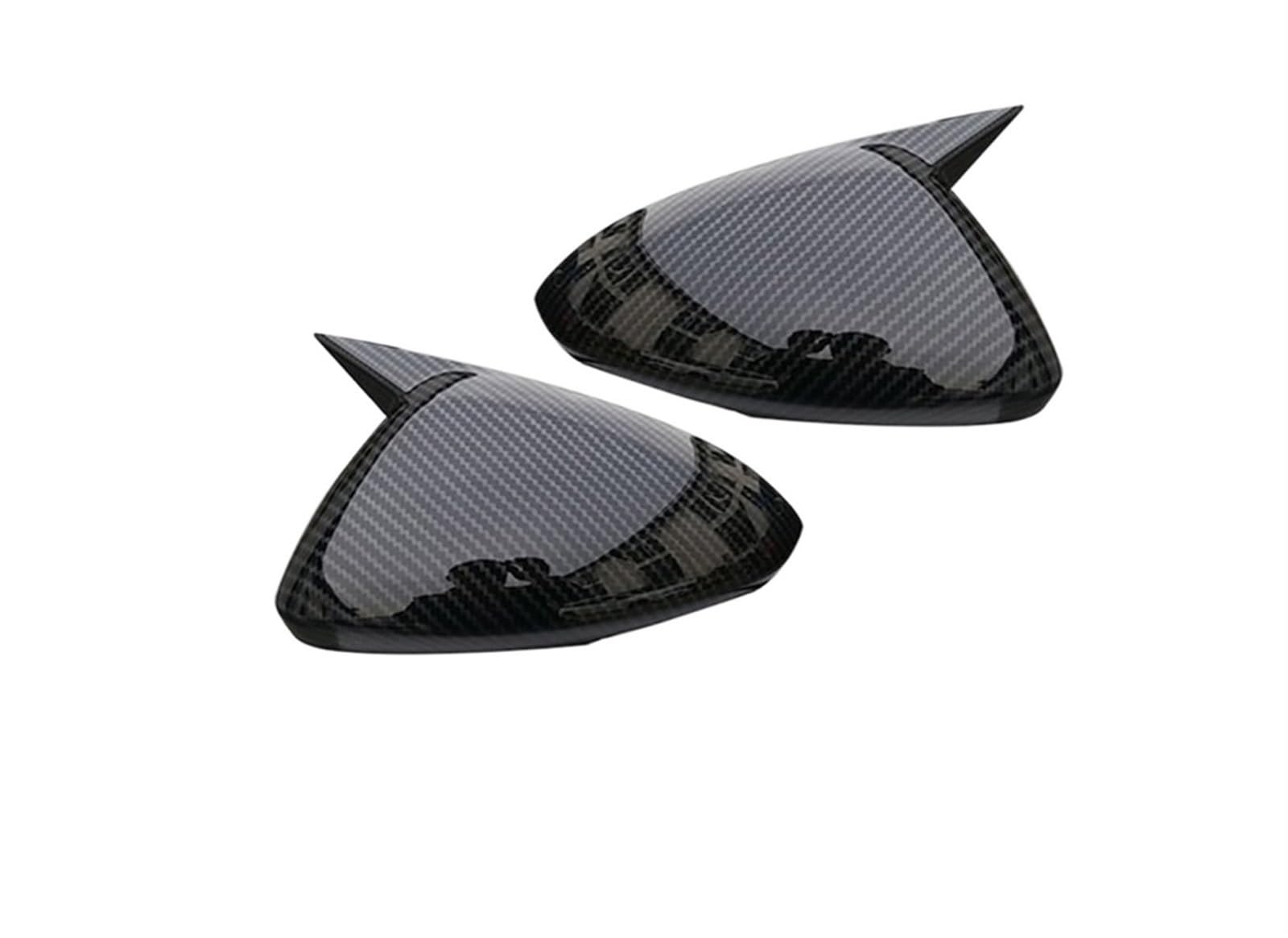 Car Rear View Mirror Cover For Chevrolet For Cruze 2017-2019 Door Side Wing Rearview Mirror Cover Sticker Trim With OX Horn Car Styling