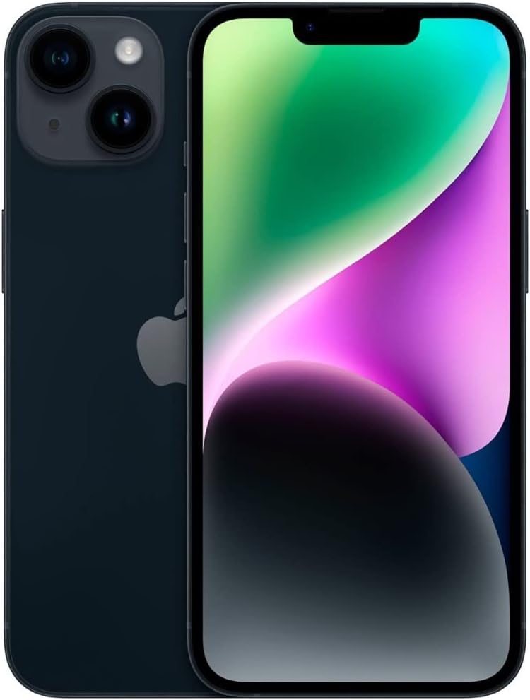 Apple iPhone 14 Plus, 256GB, Midnight - Unlocked (Renewed)