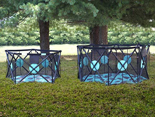 Milliard-Playpen-Portable-Playard-with-Cushioning-for-Safety-for-Travel-Indoor-and-Outdoor-Play-Yard-Pen-8-Sided