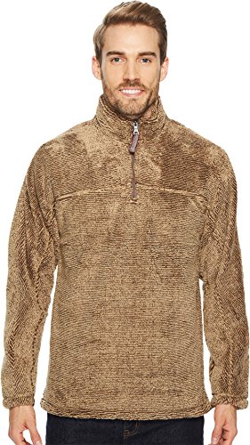 True Grit Men's Luxe Ultra Soft Fleece Mini Stripe 1/4 Zip Pullover
