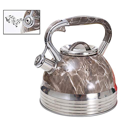 3.5L Wasserkessel Flötenkessel Wasserkocher Pfeifender induktion Retro Camping gasherd Edelstahl emaille Vintage induktionsherd faltbar