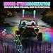 Tavaray 2PCS 2FT COB Fat Whip Lights, App & Remote Control LED Whip Lights for Side by Side, Brake/Signal/Reverse Sync, Spiral RGB Chasing Antenna Compatible with UTV ATV Polaris RZR Can-Am