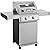 Monument Grills 14633 2-Burner Stainless Steel Liquid Propane Gas Grill with Clear View Lid, LED Controls Mesa 200