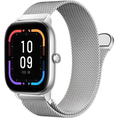 Issinlky cinturino Metallo per Amazfit GTS 4 Mini