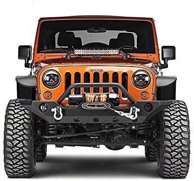 Miniatura 8 de iJDMTOY Kit de barra de luz LED de 20 pulgadas de montaje en capó compatible con Jeep Wrangler JK 2007-17, incluye (1) barra de luz LED de alta