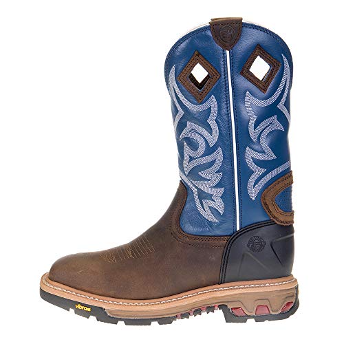 Justin Men's Marshal Whiskey Western Work Boot Square Toe - Wk42013