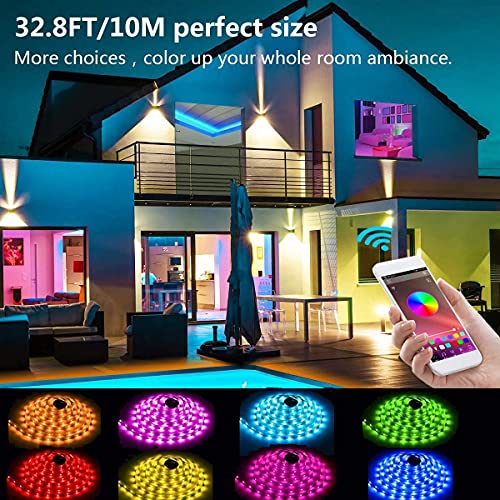 Cinta LED RGB Wi-Fi Inteligente, Control por App y Música 10 m miniatura 5