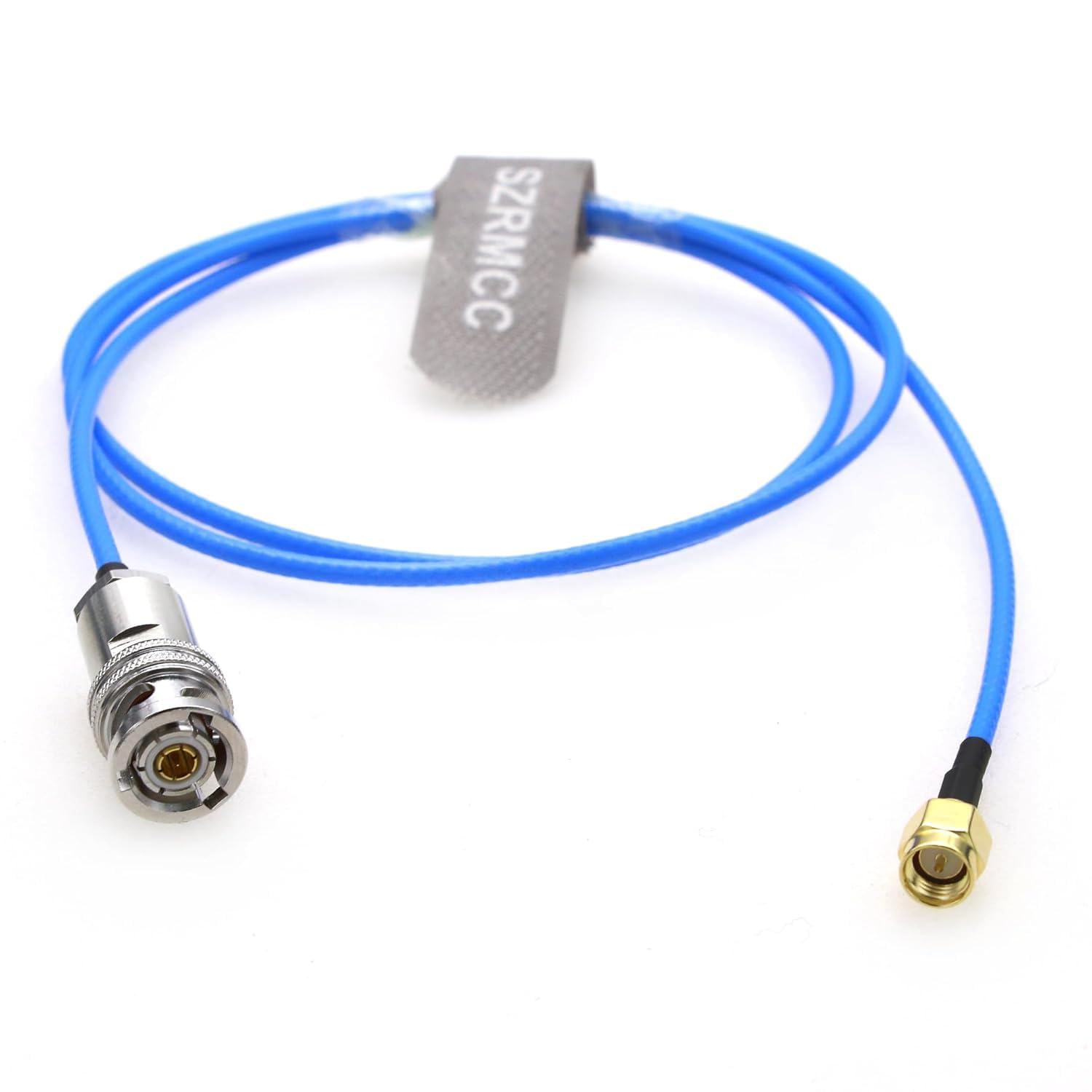 SZRMCC TRB Triax BNC 3-Slot Stecker auf SMA Stecker Koaxialkabel für MIL1553 Datenbuskoppler Netzwerkantenne (1 m)