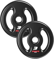 PAR ANILHA 3KG EMBORRACHADA PRETO