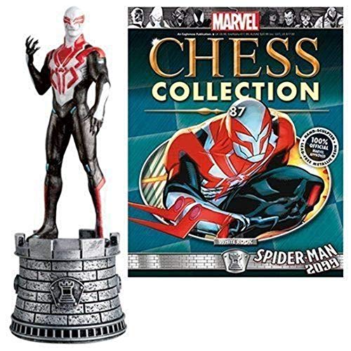 Chess Marvel Amazing Spider-Man 2009 White Rook Piece with Collector Magazine #87