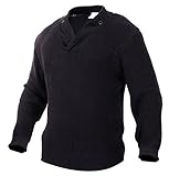 Rothco WWII Vintage Mechanics Sweater, Black, 2XL