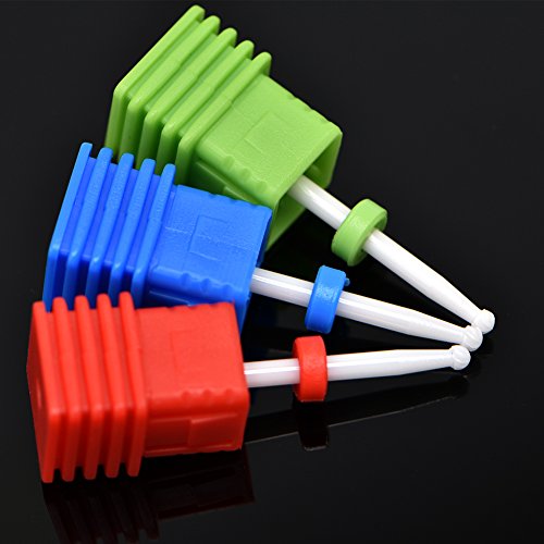 Set Cerámico de Puntas para Torno de Uñas 3/32" miniatura 4