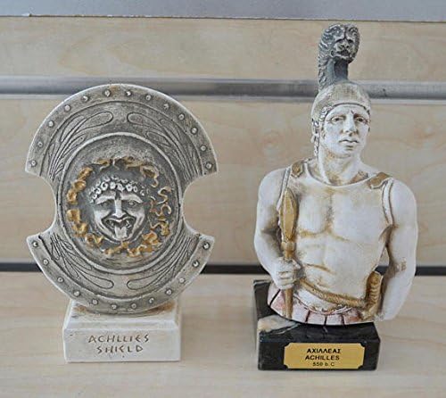 Estia Creations Achilles and Shield Sculpture Set Artifacts