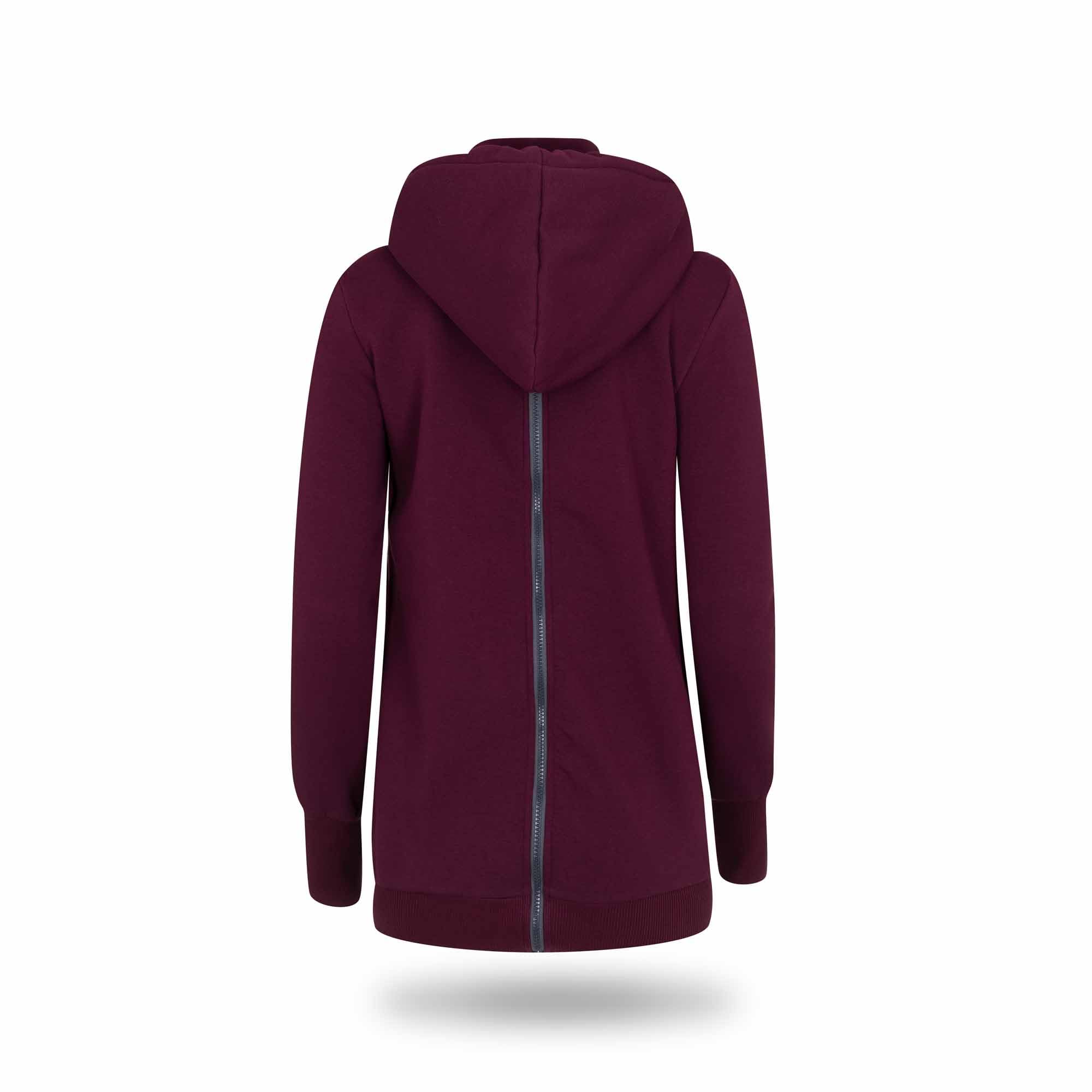 fun2bemum Pola 4in1 Baby Tragejacke für Mama Känguru Kapuze VORNE/HINTEN