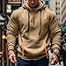 RTTUIOP Hoodies for Men Quarter Zip Pullover Tactical Sweatshirt Vintage Long Sleeve Casual Fashion Hoodie 1/4 Zip Pullover Sweatshirt Winter Hoodie Zip-Up Warm Clothes Jacket With Pockets