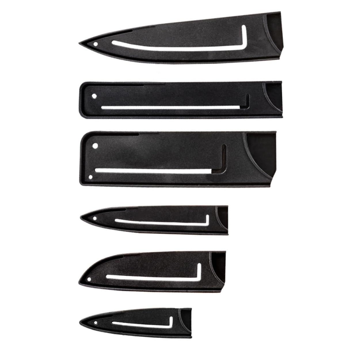 LALADEFIEE 6Pcs Plastic Cutter Guards Knife Protectors Scabbards Kitchen Gadget for Chef Knives Fit for Culinary Safety Cost