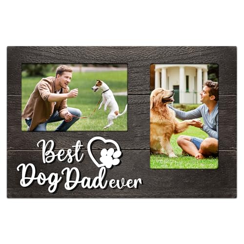 3D Dog Dad Photo Frame