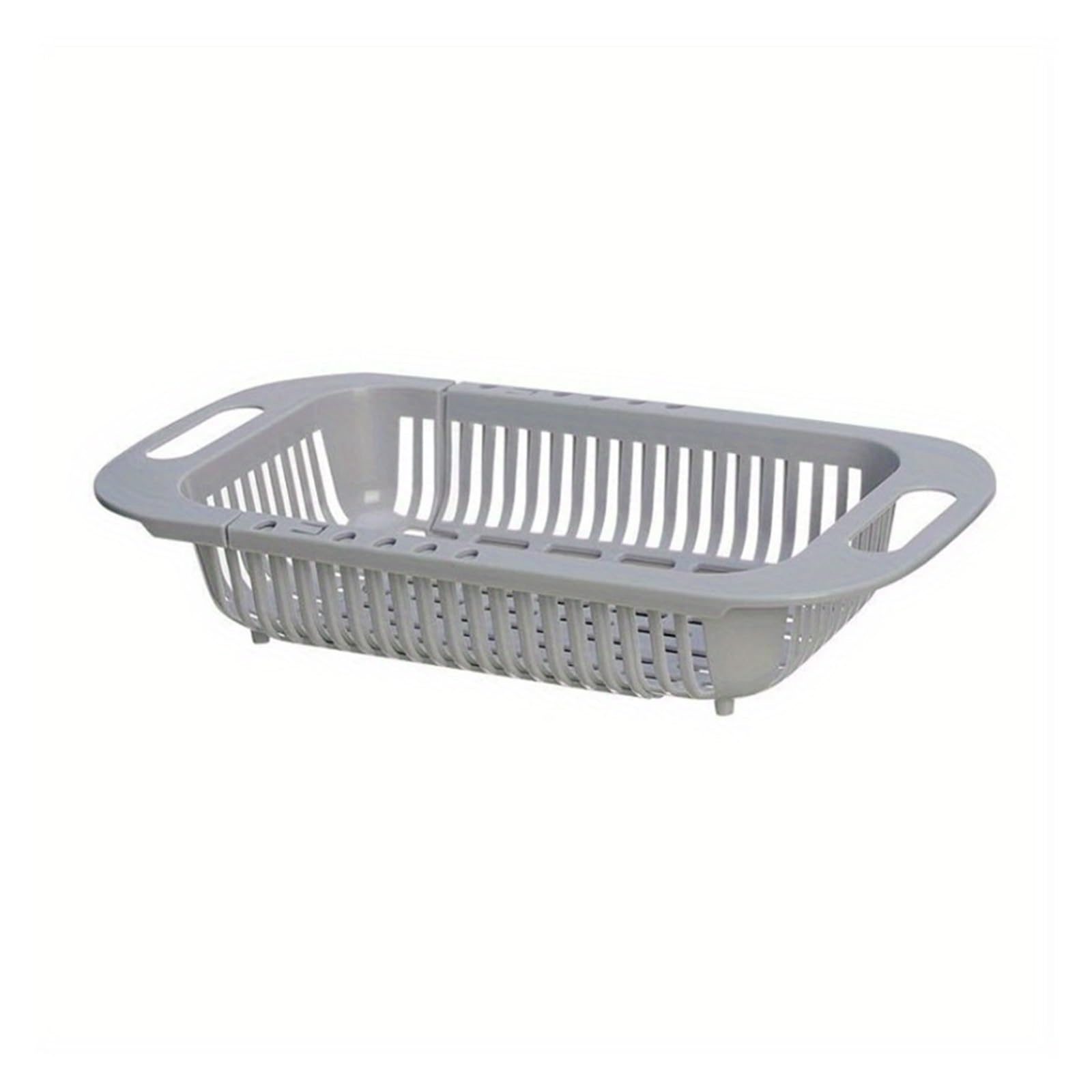 VIOLDHHJK Expandable Draining Basket Kitchen Retractable Sink Colander
