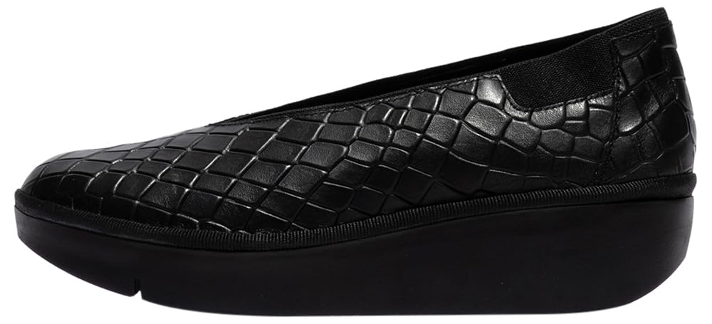 Fly London Women's JURY470FLY Loafer, Black, 6 UK