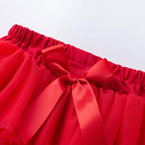 Image of Anbaby Baby Girls Soft Tutu Skirt Toddler Ruffled Pants Diaper Cover