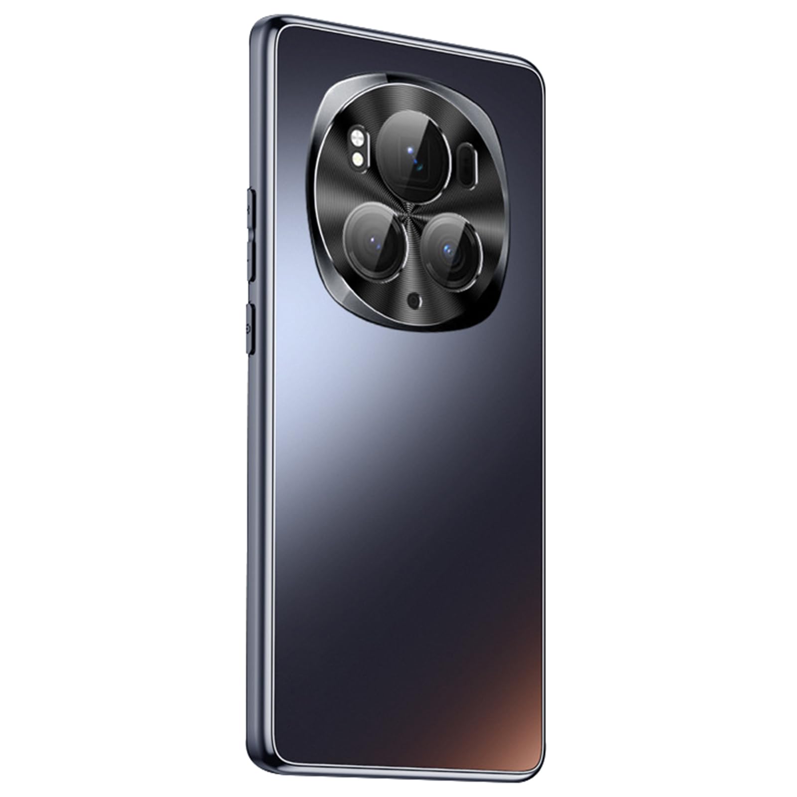 AXUEQIN- Case for Honor Magic 6Pro/Magic 6,Matte PC Metal Lens Full Coverage Shockproof Ultra-Thin Waterproof and Oil -Proof Shell Hard Case (Honor Magic 6Pro/Magic 6,Black)