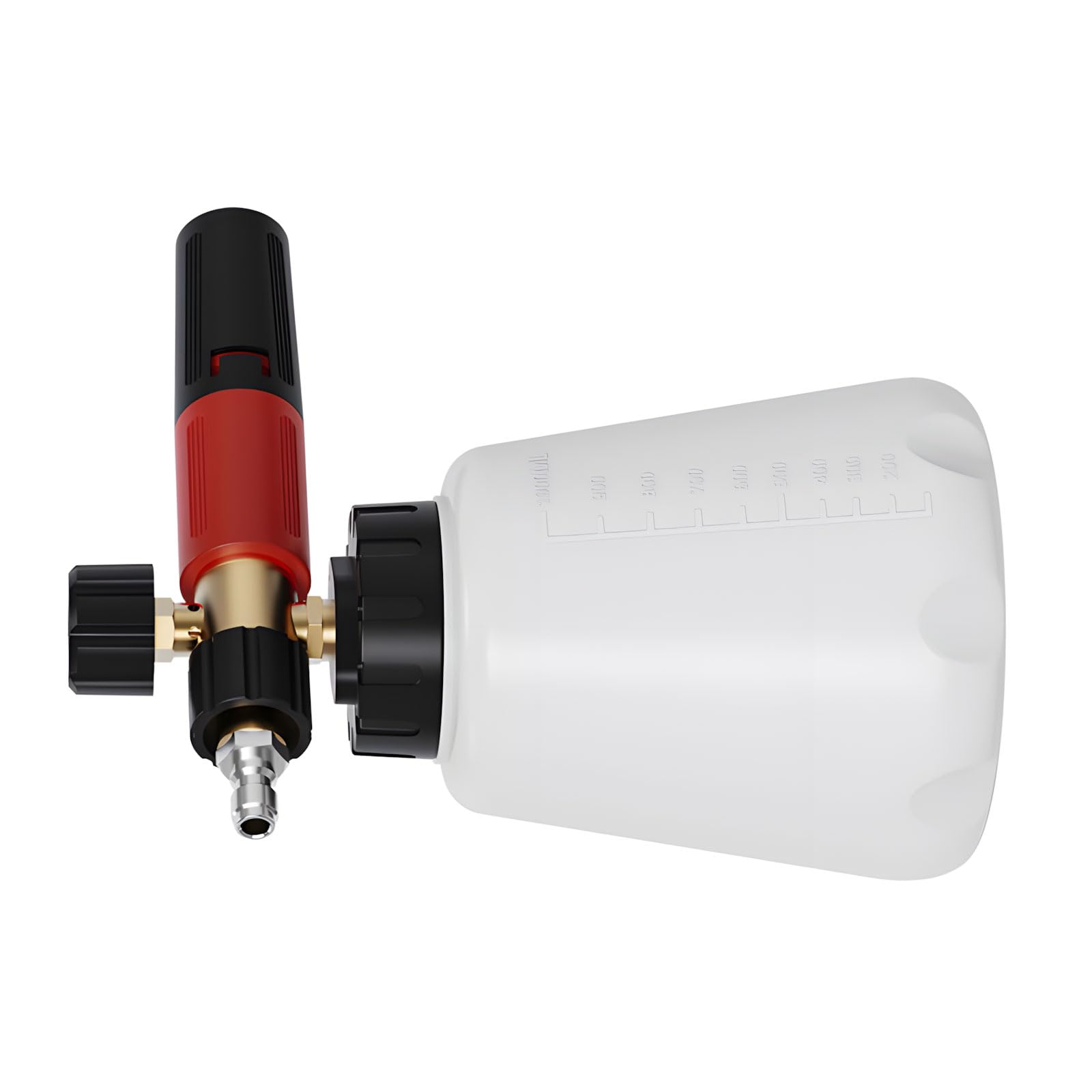 WGDYRP 1000ML Aluminum Foam Dispenser For Machine Featuring Replaceable Nozzle And Large Capacity Construction