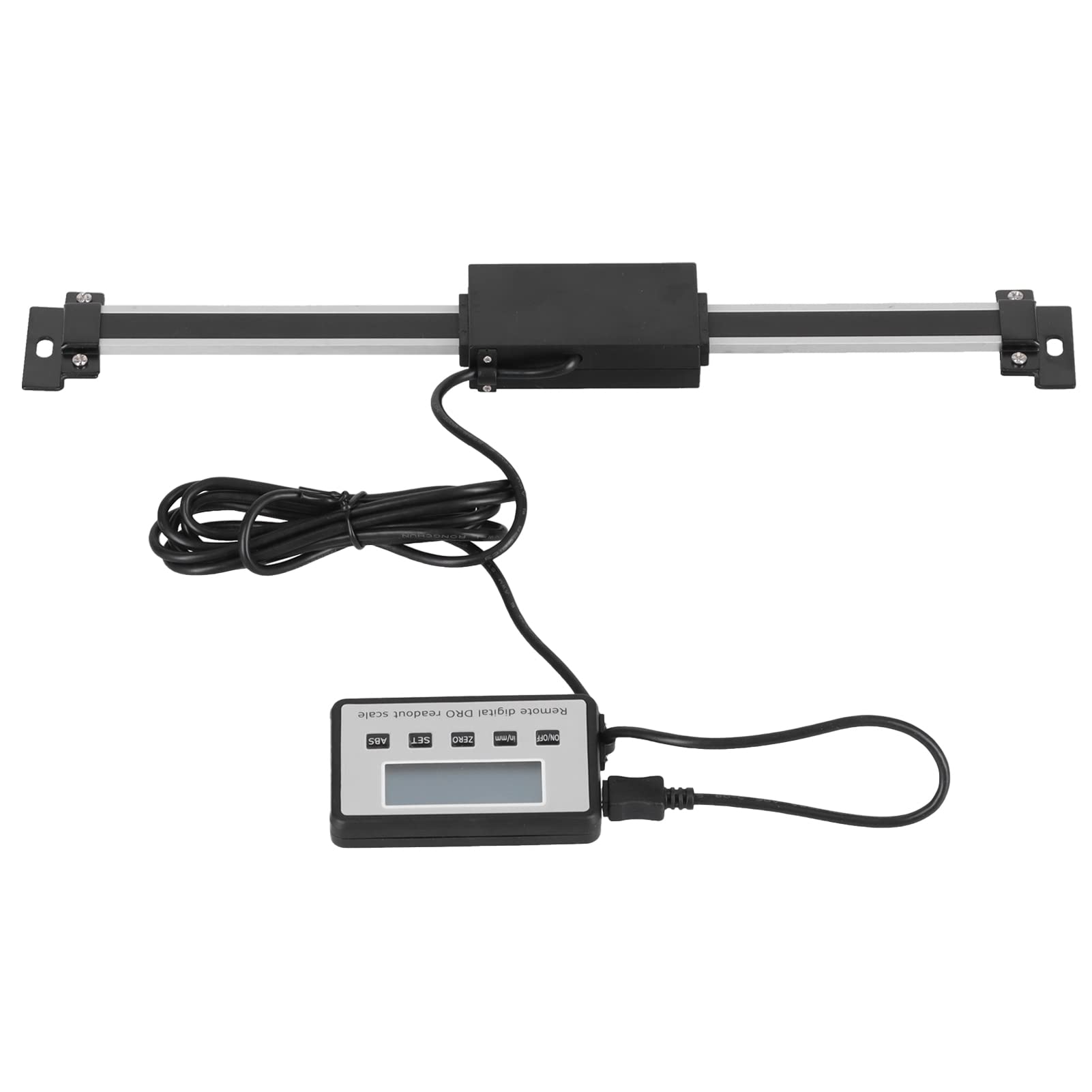 Escala lineal de lectura digital Regla de pantalla LCD de alta precisión con respaldo magnético fuerte para tornos y fresadoras Construcción de aleación de aluminio de acero (0-200 mm)