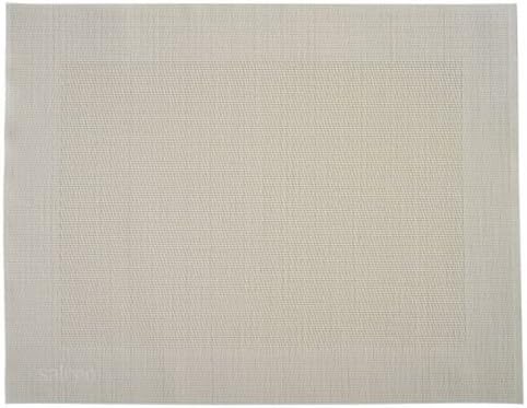 Saleen Placemat Frame in cream white, Polyester, 42 x 32 x 0.2 cm
