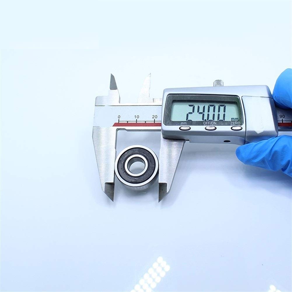 10 sztuk 609RS 609-2RS 52100 łożysko ze stali chromowanej ABEC-5 9 x 24 x 7 mm miniaturowe uszczelnione kulki sztywne 609 2RS