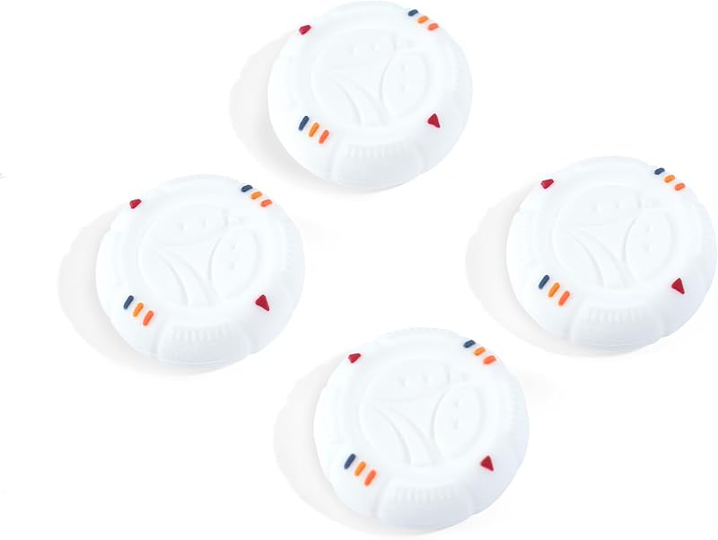 4PCS Thumb Grip Caps for Steam Deck & Asus Rog Ally, Anti-Slip Joystick Cover Set Silicone Thumbstick Caps - Starry Sky