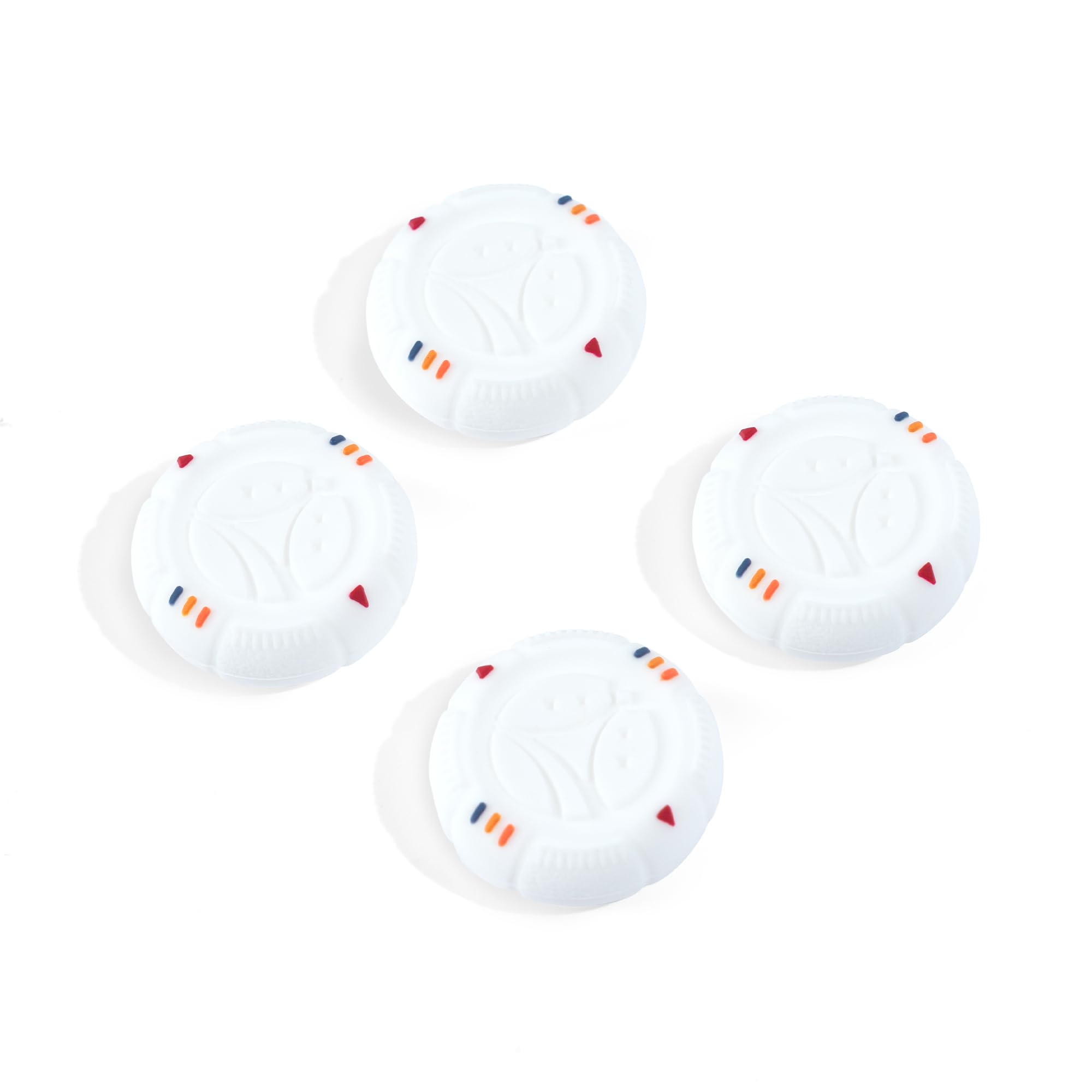 GeekShare Thumb Grip Caps For Steam Deck Joystick,Soft Silicone Anti Slip Thumbsticks Cover Set 4pcs Skull