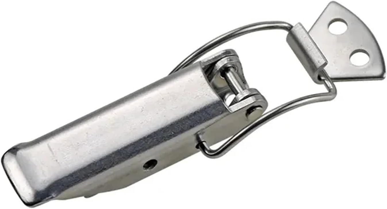 304 Stainless Steel Spring Hasp Chassis Cabinet Toolbox Toggle Draw Latch 1Pcs