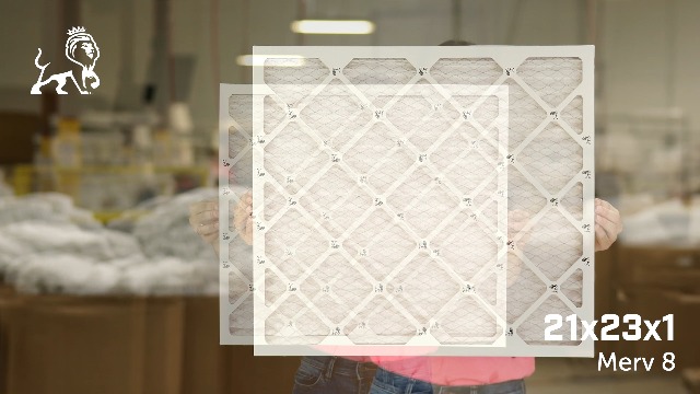 Image of Filter King 21x23x1 Air Filter MERV 8, AC Furnace Filters (6-Pack) | Dust & Allergy Control (Actual Size: 21 x 23 x .75)
