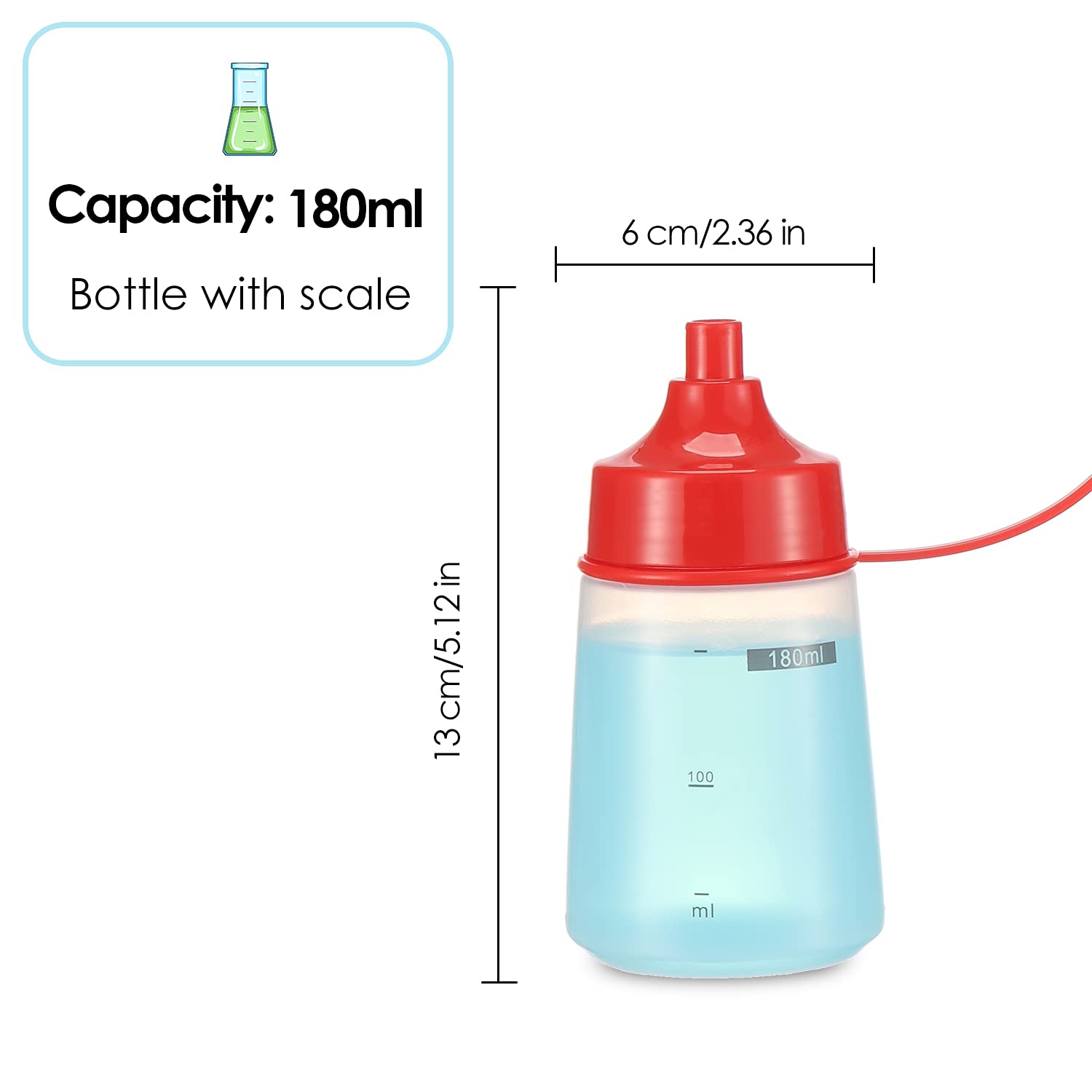 3 Bottiglie Per Condimenti, Dispenser Per Condimenti - Foto 3