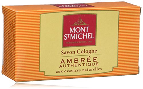 Mont St Michel - Savon Cologne Solide - Ambrée Authentique - 125 g- Lot de 8