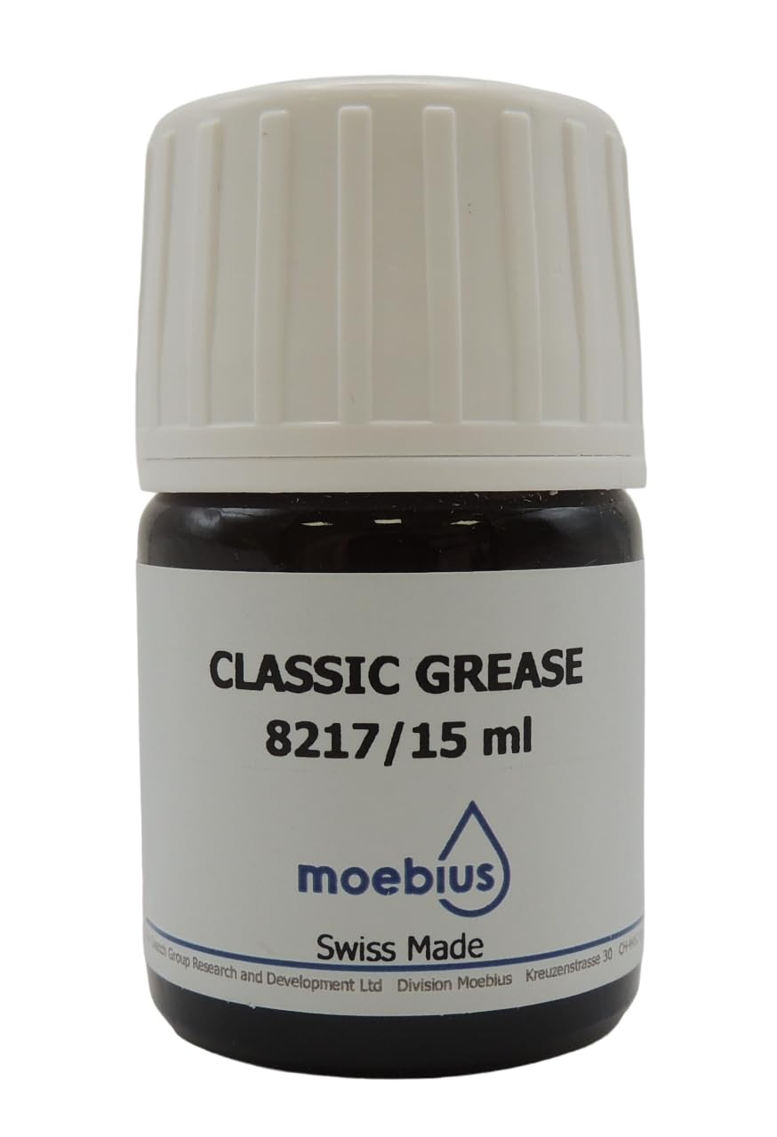 Moebius 8217 - Graisse D'Horlogerie Molle Glissalube 20 - Lubrifiant Barillets Montres 15 Ml Swiss Made