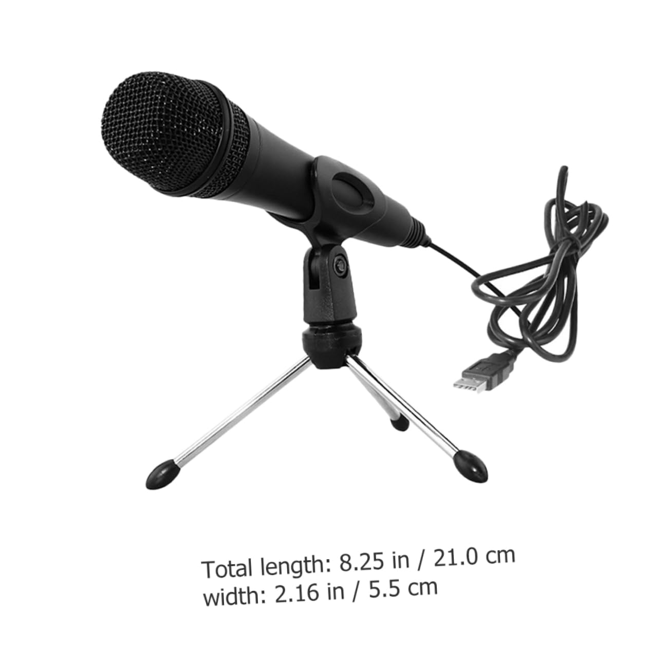 Toyvian Microfono Condensatore USB Professionale e Struttura in Abs e Metallo Connessione Stabile per Prestazioni in Diretta per Streaming e Gaming