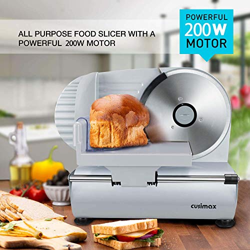 Meat-Slicer-CUSIMAX-Electric-Deli-Food-Slicer-with-Two-75Removable-Stainless-Steel-Blades-and-Pusher-Cheese-Fruit-Vegetable-Bread-Cutter-Adjustable-Knob-for-Thickness-Food-Carriage
