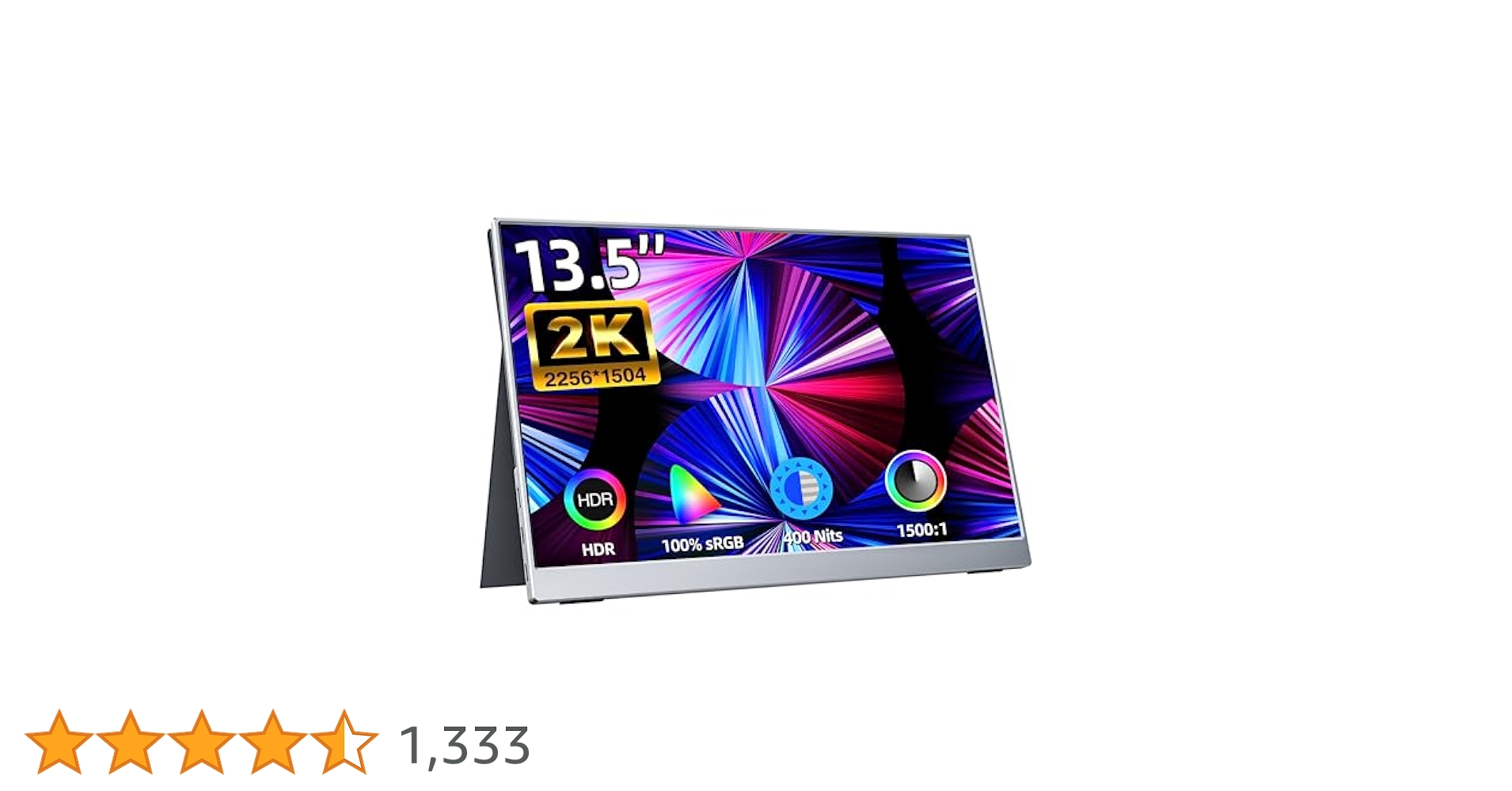 Amazon.co.jp: kksmart モバイルモニター 13.3インチ 2.5K(2560