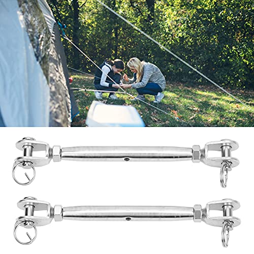 2pcs Quijada y Quijada Tensores, Tensores de Acero Inoxidable para Cable de Alambre miniatura 3