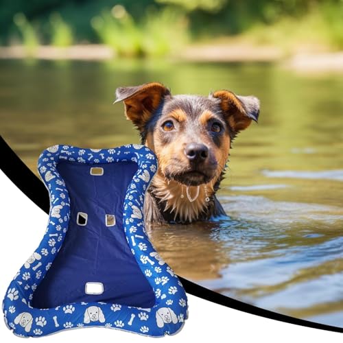 Hundeladungen für Pool – Aufblasbare Schwimmmatte für Hundepool, leichtes Bad | Wasserspielzeug für Haustiere für Badewanne im Freien oder Spielabenteuer