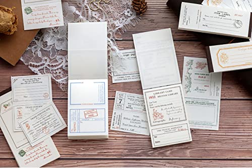 400 Pcs Vintage Decorative Paper Pads For Scrapbooking And Decoupage, 4 Sizes #TOP2