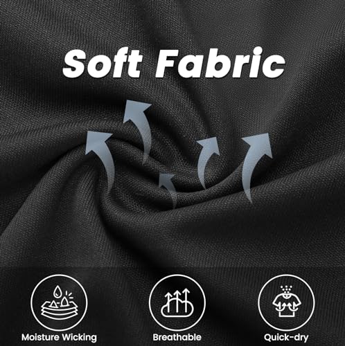 Nepest Mens Athletic Running Dry Fit T-Shirts Workout Gym Short Sleeve Crewneck UPF 50+ UV Sun Protection Active Tee3