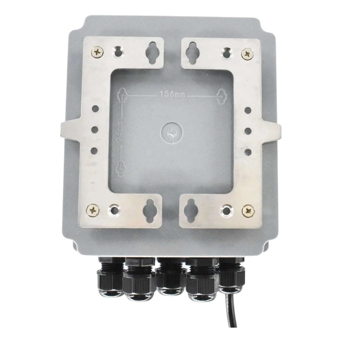 Medidor de flujo ultrasónico de pared, sensor de flujo de agua líquida modular con abrazadera, DN15~DN6000 mm, salida de 4-20 mA(Wall-mounted,M)